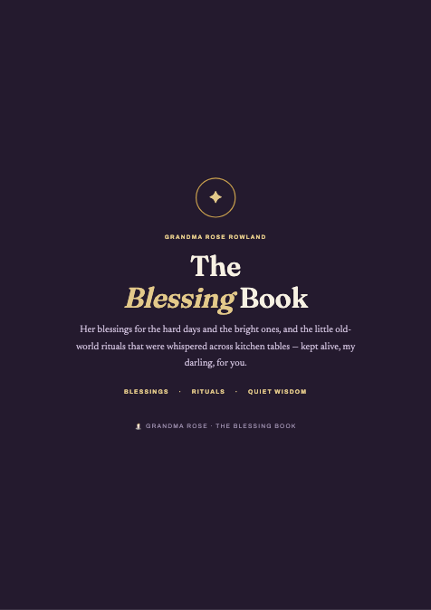 The Blessing Book